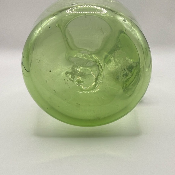 Green Glass Pitcher - Picture 6 of 6